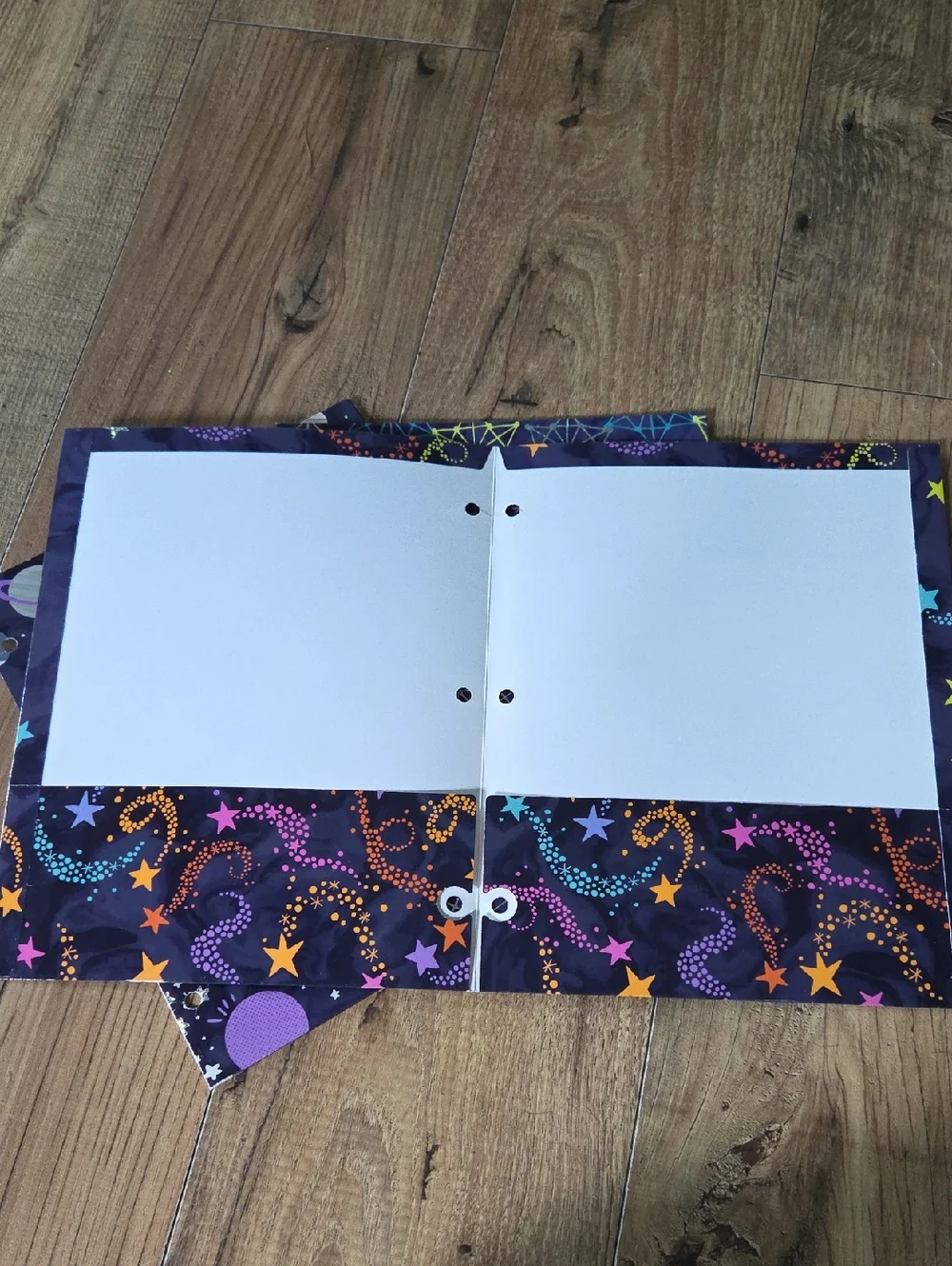 Top Flight | Space Galaxy Binder, Notebook, and Folders Set - Purple Multicolor